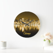 gouden skyline in Chicago Grote Klok (Huis)