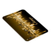 gouden skyline magneet van Chicago (Rechterzijde)