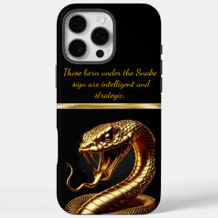 Gouden slang: 2025 rijkdom symbool iPhone 16 pro max hoesje