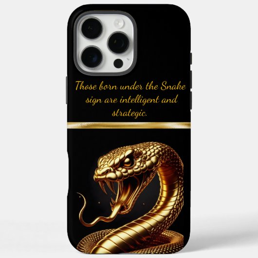 Gouden slang: 2025 rijkdom symbool Case-Mate iPhone case (Achterkant)