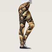 Gouden Slang Chinees Nieuwjaar Leggings (Rechts)