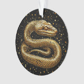 Gouden slang ornament (voorkant)