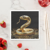 Gouden slang servet (Insitu)