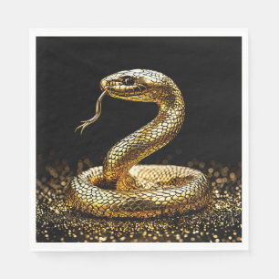 Gouden slang servet
