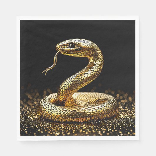 Gouden slang servet (Voorkant)