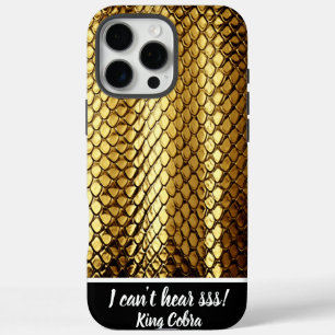 Gouden slangenhuiden glinsteren in zonlicht iPhone 16 pro max hoesje