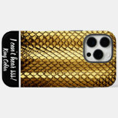 Gouden slangenhuiden glinsteren in zonlicht Case-Mate iPhone case (Achterkant (horizontaal))