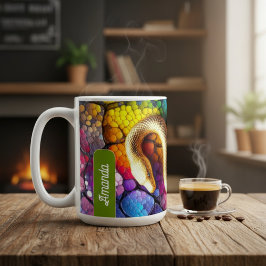 Gouden Slangenmozaïek Koffiemok