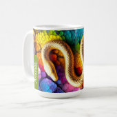 Gouden Slangenmozaïek Koffiemok (Voorkant links)