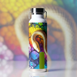 Gouden Slangenmozaïek Waterfles