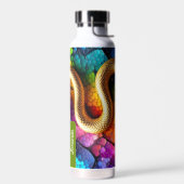 Gouden Slangenmozaïek Waterfles (Links)