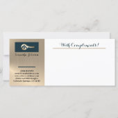 Gouden Sleutel Blue Spruce Makelaar Met Compliment (Voorkant)