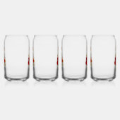 Gouden Sleutel met Rozenbloemen Blikvorm Glas (Links)