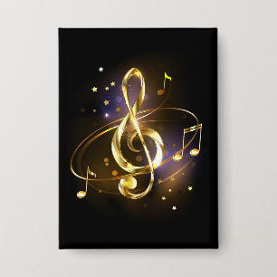 Gouden Sleutel Muziek Button