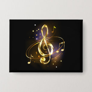 Gouden Sleutel Muziek Button