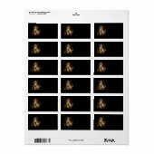 Gouden Sleutel Muziek Etiket (Full Sheet)