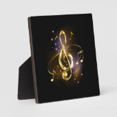 Gouden Sleutel Muziek Fotoplaat (Voorkant)