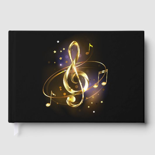 Gouden Sleutel Muziek Gastenboek (Voorkant)