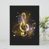 Gouden Sleutel Muziek Save The Date (Staand voorkant)