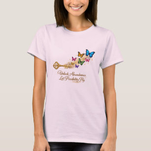 Gouden Sleutel – Ontgrendel Overvloed Laat Mogelij T-shirt