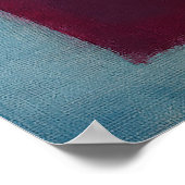 Gouden Sluier – Hemelse Kleurvelden Abstracte Wand Poster (Hoek)