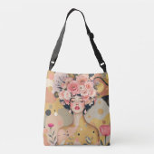 Gouden Sluimering Crossbody Tas (Achterkant)