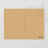 Gouden Sluimering zachte Veulen Briefkaart (Achterkant)