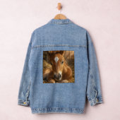 Gouden Sluimering zachte Veulen Denim Jacket (Hangar)