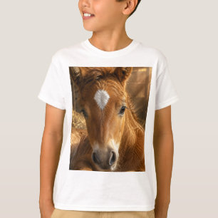 Gouden Sluimering zachte Veulen T-shirt