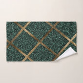 GOUDEN SMARAGD EDELSTENEN BADHANDDOEK SET BAD HANDDOEK (Handdoek)