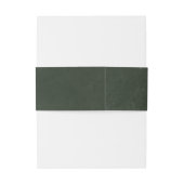 Gouden smaragdgroene elegante huwelijksuitnodiging uitnodigingen wikkel (Achterkant Voorbeeld)