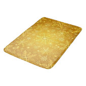 Gouden Sneeuw Badmat (Gekanteld)