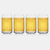 Gouden Sneeuw Blikvorm Glas (Links)