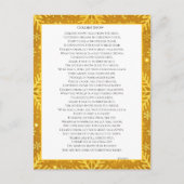 Gouden Sneeuw Briefkaart (Voorkant)