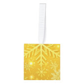 Gouden Sneeuw Decoratie (Voorkant)