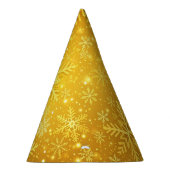 Gouden Sneeuw Feesthoedjes (Rechts)