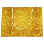Gouden Sneeuw Groot Cadeauzakje (Voorkant)