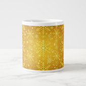 Gouden Sneeuw Grote Koffiekop (Voorkant)