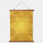 Gouden Sneeuw Hangend Wandkleed (Voorkant 2)