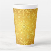 Gouden Sneeuw Latte Mok (Voorkant)