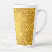 Gouden Sneeuw Latte Mok (Rechts)