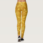 Gouden Sneeuw Leggings (Achterkant)