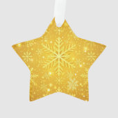 Gouden Sneeuw Ornament (achterkant)