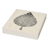 Gouden Sneeuw Rubberstempel (Stempel)