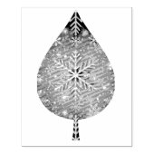 Gouden Sneeuw Rubberstempel (Afrduk)