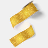 Gouden Sneeuw Satijnen Lint (Achterkant)
