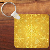 Gouden Sneeuw Sleutelhanger (Voorkant)