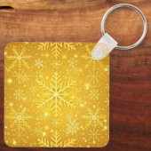 Gouden Sneeuw Sleutelhanger (Achterkant)