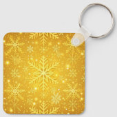 Gouden Sneeuw Sleutelhanger (Achterkant)