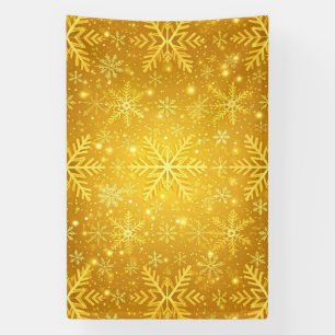 Gouden Sneeuw Spandoek